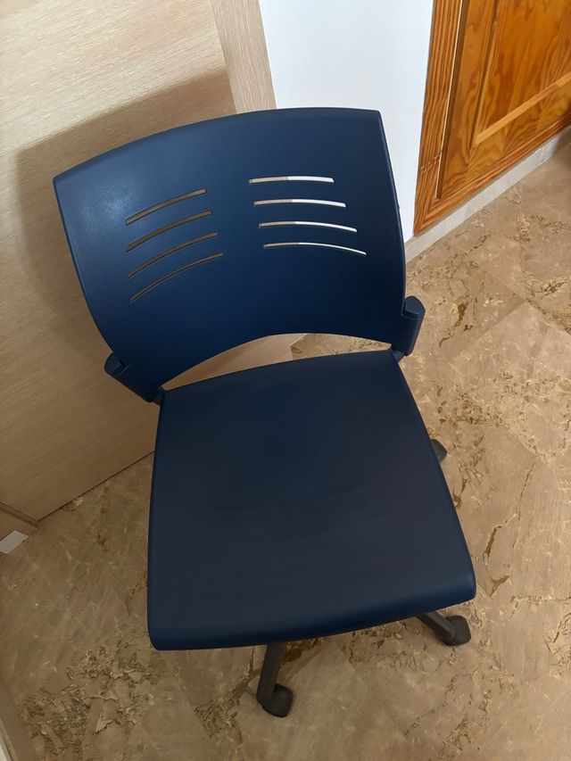 Silla de Oficina Ergonómica Azul