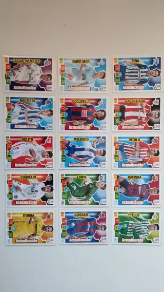 Lote 15 Cromos Adrenalyn 2018-19 Actualización
