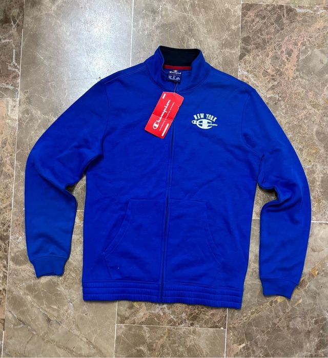 Sudadera Champion Azul con Logo New York