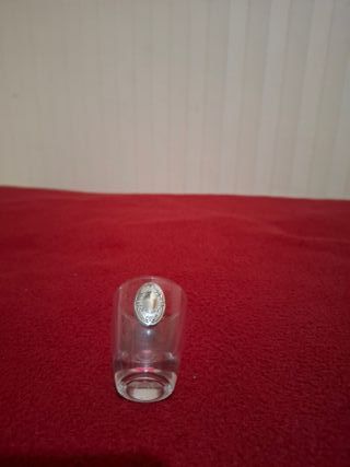 6 Bicchieri da amaro con decoro argento