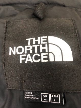 Plumífero The North Face Talla M Negro
