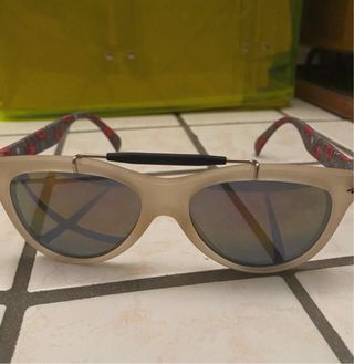 Occhiali da sole bambina beige multicolor