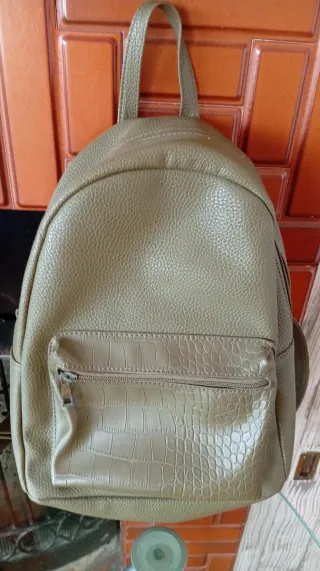 Mochila Bolso Verde kaki