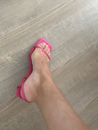 Sandalias Fucsia Zara Talla 37