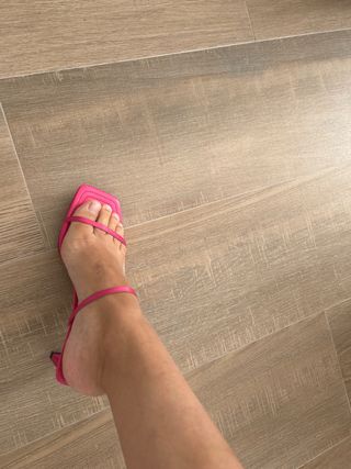 Sandalias Fucsia Zara Talla 37