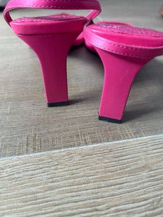 Sandalias Fucsia Zara Talla 37