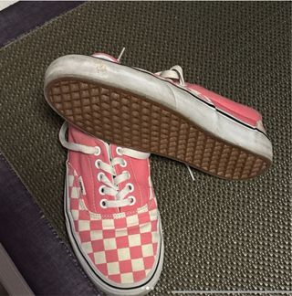 Vans Checkerboard Rosa Talla 39
