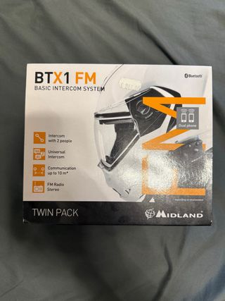Midland BTX1 FM Twin Pack Intercomunicador