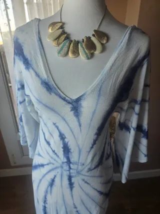 Vestido largo Tie Dye