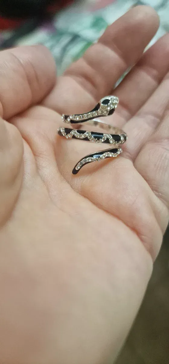 Anillo serpiente ajustable