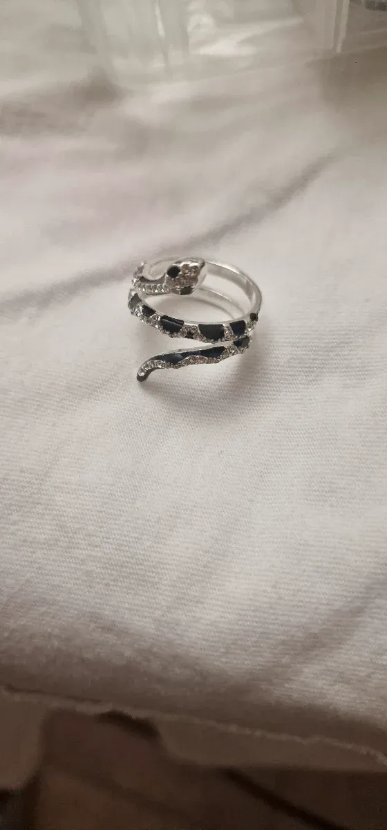 Anillo serpiente ajustable