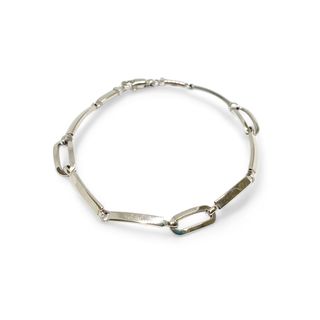 Pulsera Oro Blanco 18kt Semirrígida