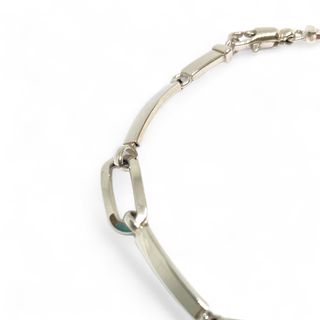 Pulsera Oro Blanco 18kt Semirrígida