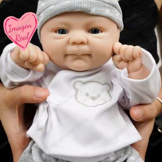 Bebé silicona flexible muñeca reborn