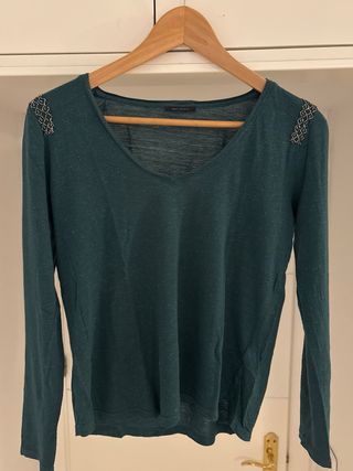 Camiseta manga larga IKKS verde
