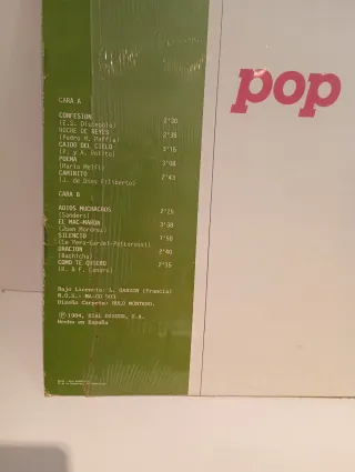 Vinilo Jean Claudric Pop-Tango