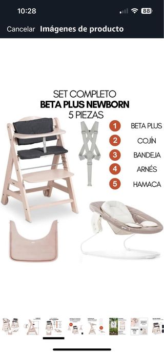 Silla evolutiva madera 0-4 años