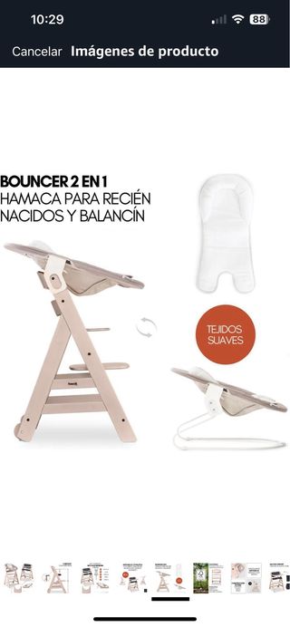 Silla evolutiva madera 0-4 años
