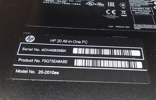 Ordenador HP Todo en Uno HP20