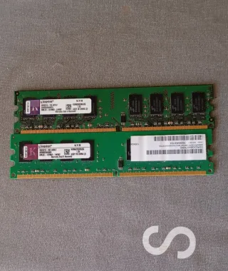 2x Kingston DDR2 2GB RAM Módulos