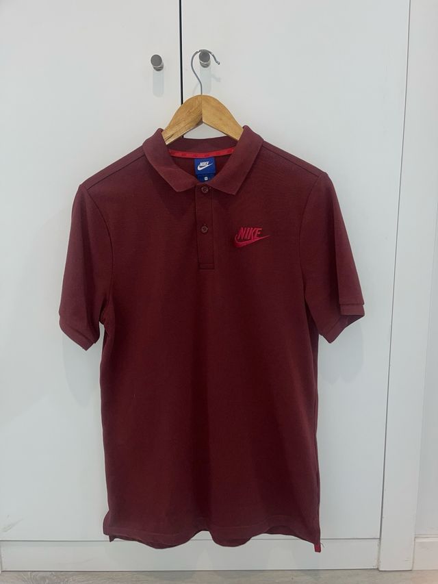 Polo Nike Manga Corta Rojo Talla S