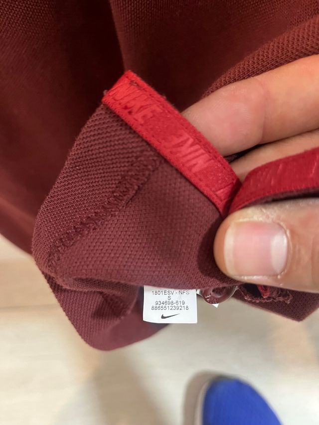 Polo Nike Manga Corta Rojo Talla S