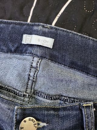 Pantalón corto premamá azul