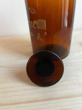 Boccetta antica farmacia 500ml ambrata