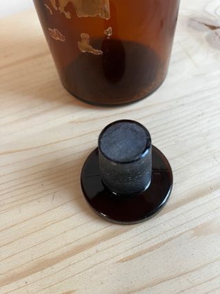 Boccetta antica farmacia 500ml ambrata