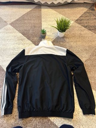 Giacca sportiva Adidas bicolore nero/bianco