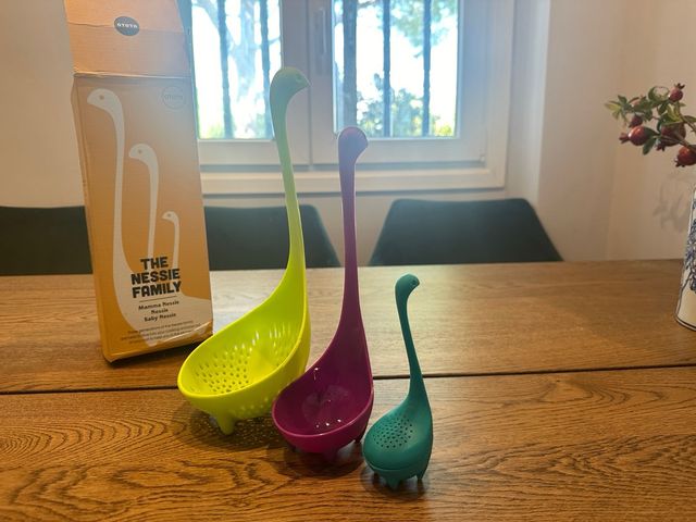 Set The Nessie Family Cucharón, Colador, Infusor
