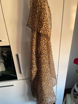 Fular estampado leopardo