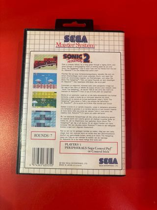 Sonic 2 The Hedgehog Sega Master System