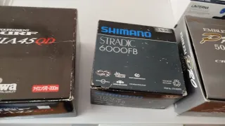 Carrete Shimano Stradic 6000FB + Daiwa Emblem Pro 