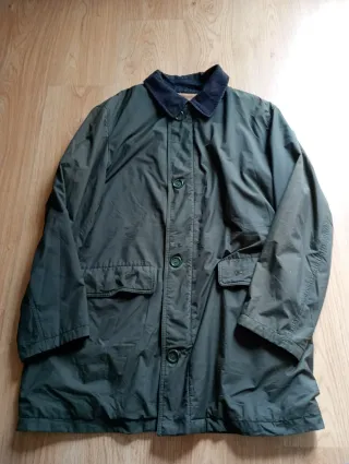 Abrigo Burberry London Vintage Verde