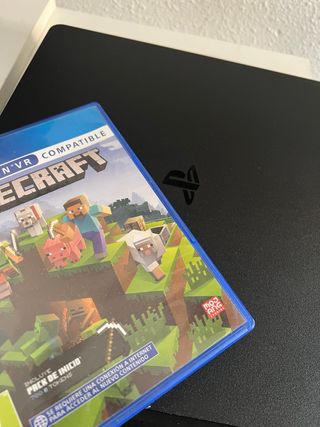 PS4 Slim 1TB + Minecraft + mando nacon camuflaje