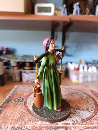 Figura Belén Mujer Cántaros 12cm