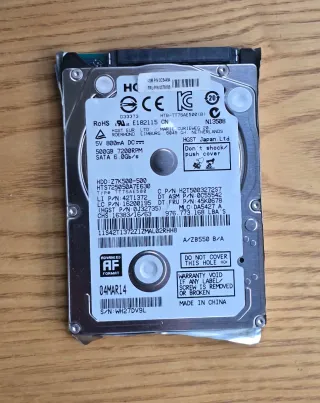 Lote 2 Discos Duros HGST 500GB SATA
