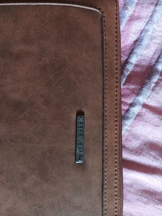 Cartera grande marrón