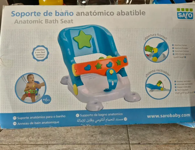 Soporte Baño Bebé Anatómico Abatible Saro