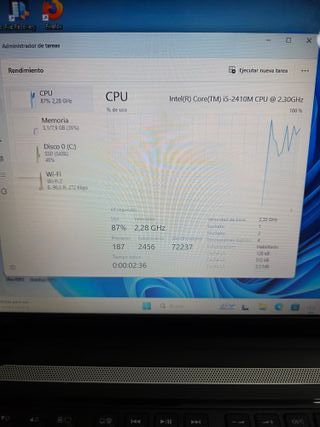 Ordenador portátil Toshiba INTEL ICORE 5