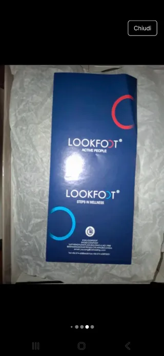 Scarpe soft Lookfoot grigie taglia 38