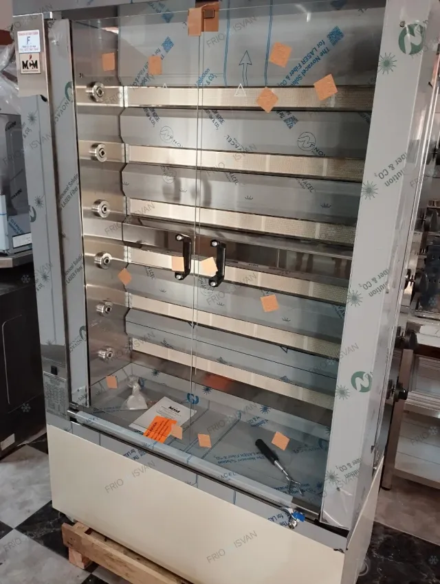 Asador de pollos a gas