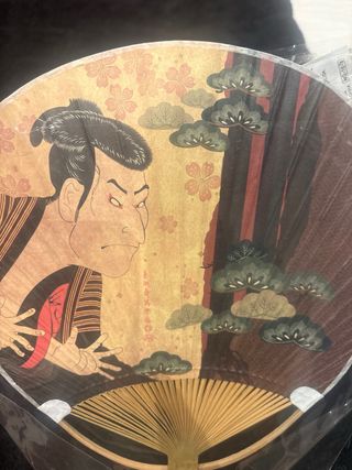 Abanico japonés tradicional comprado en Tokio 