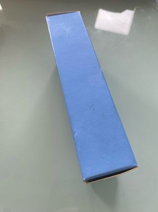 Caja vacía Lanvin Azul y Dorada antigua años 80 90