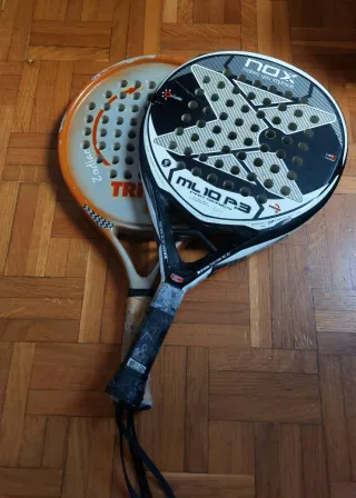 2 Palas de Pádel NOX y TRITON