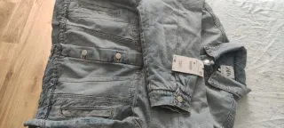 Chaqueta vaquera Zara azul Talla XS