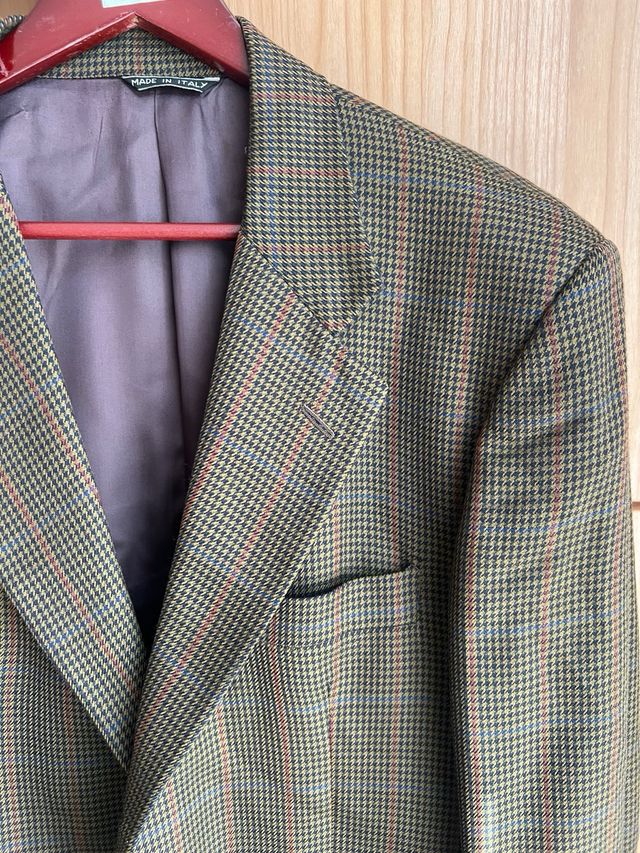 Blazer vintage lana e cashmere Made in Italy