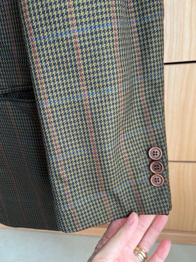 Blazer vintage lana e cashmere Made in Italy