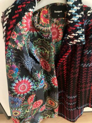 Abrigo Desigual Lana Talla 42